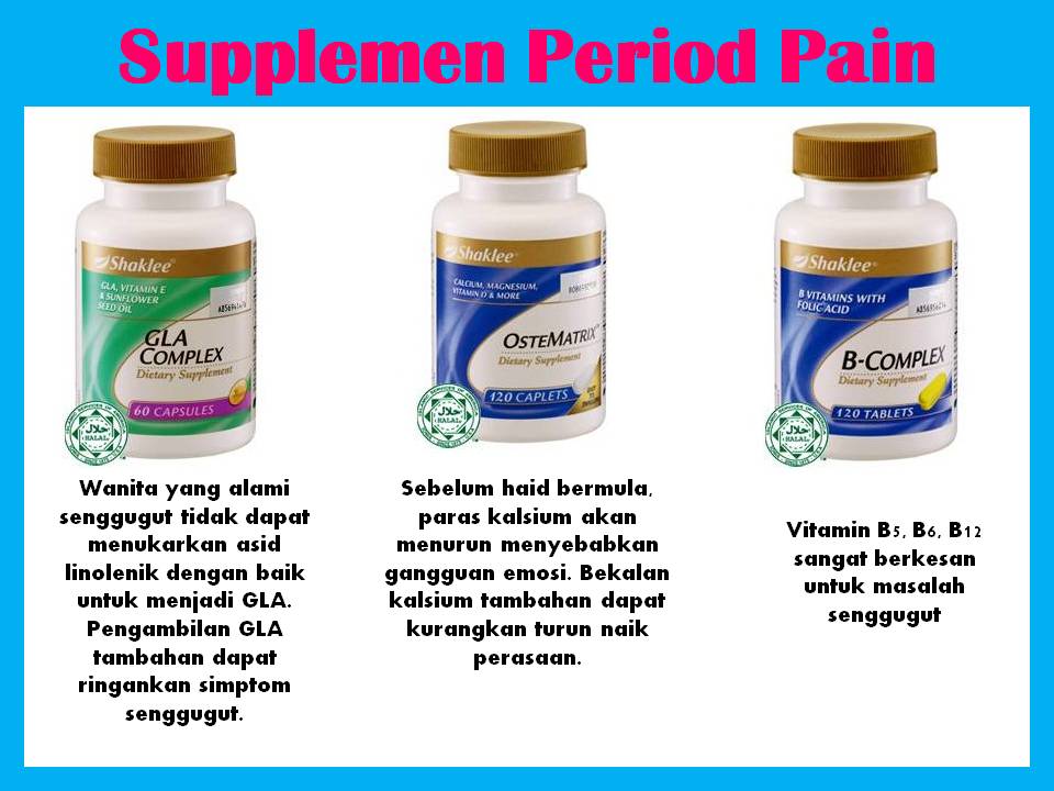 vitamin legakan period pain